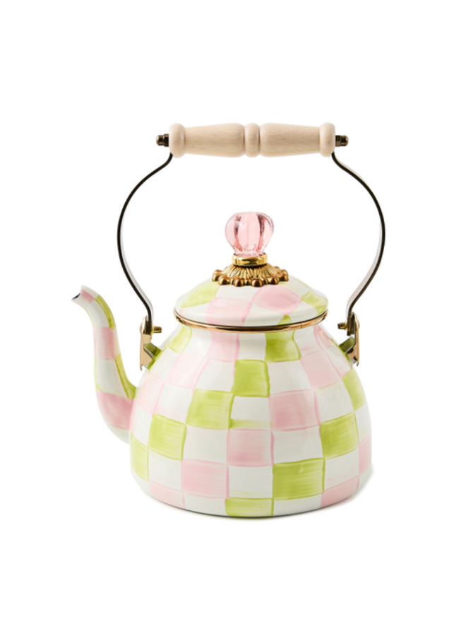 Palm Beach Check 2 Quart Tea Kettle