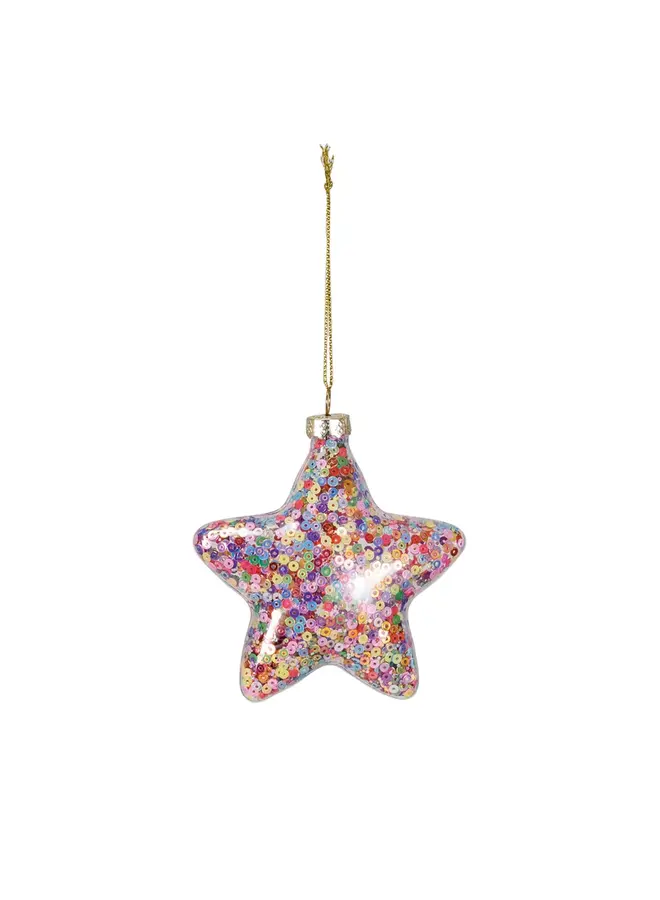 Sequin Star Ornament for Melina