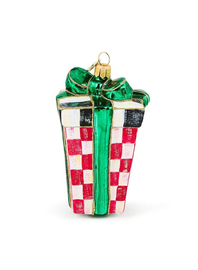 Check It Out Gift Glass Ornament