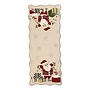 Santa with Tree Lights Beaded Table Runner