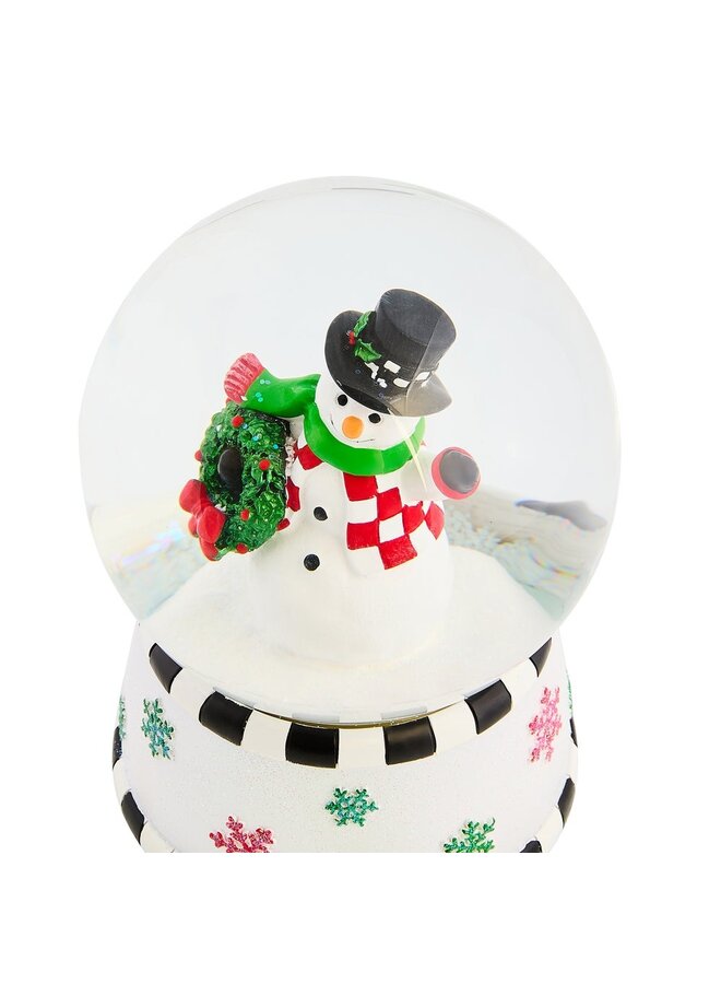 Check It Out Snowman Snow Globe