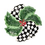 Holly Leaf Ceramic Serving Platter