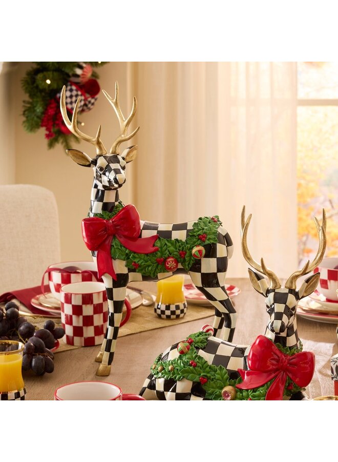 Holly Check Standing Deer
