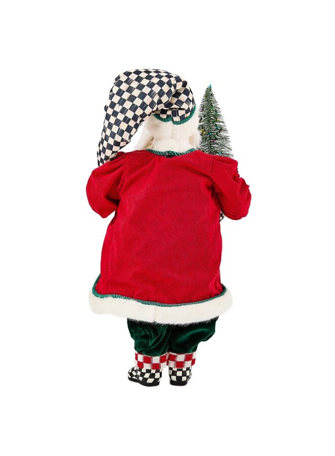 Check It Out Fabric Santa with Tree