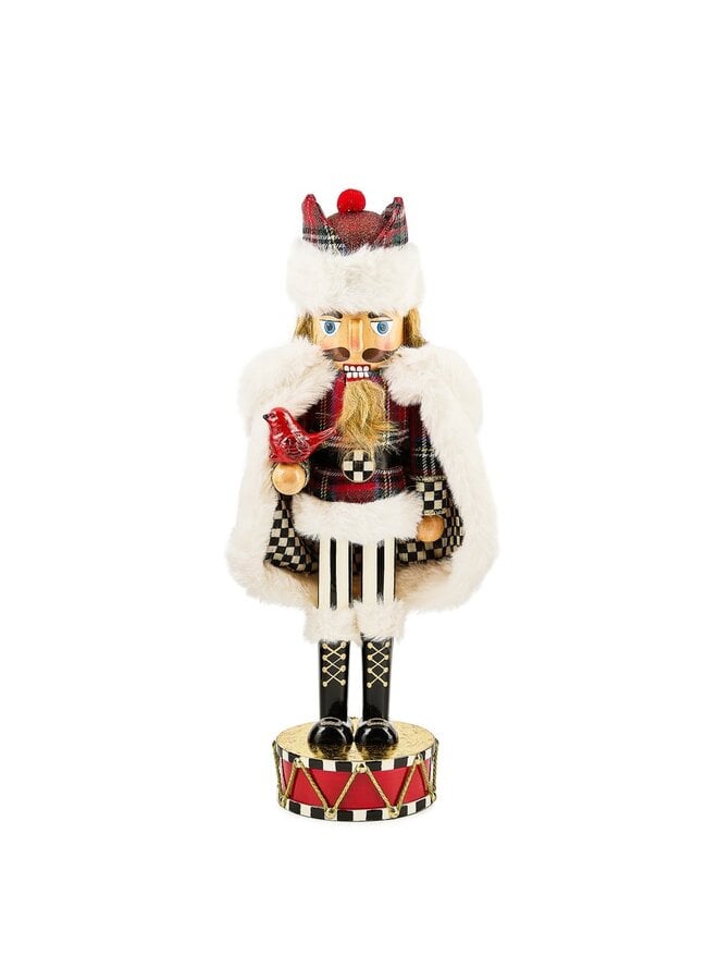 Tartan Cardinal Nutcracker