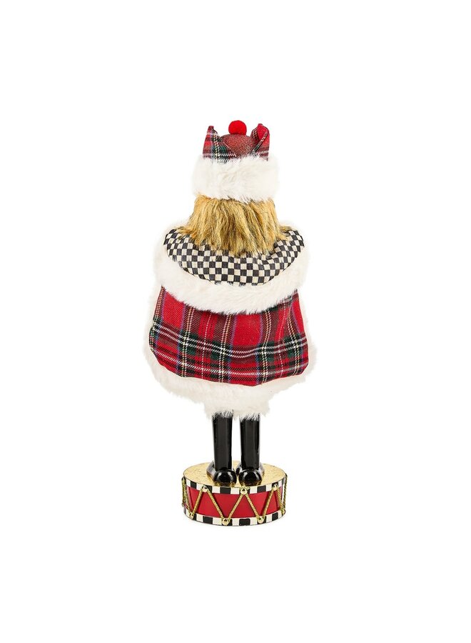 Tartan Cardinal Nutcracker