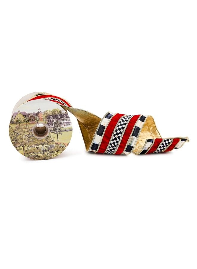 Courtly Regal Red 4" Ribbon