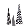 Courtly Cone Trees, Set of 3