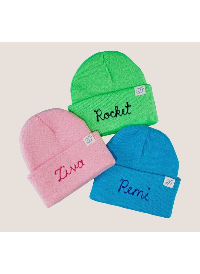 Custom Chainstitch Toddler Beanie - 6m to 5y