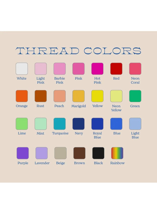 Custom Chainstitch Toddler Beanie - 6m to 5y