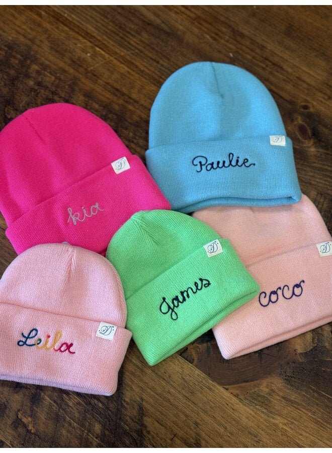 Custom Chainstitch Beanie - 5+