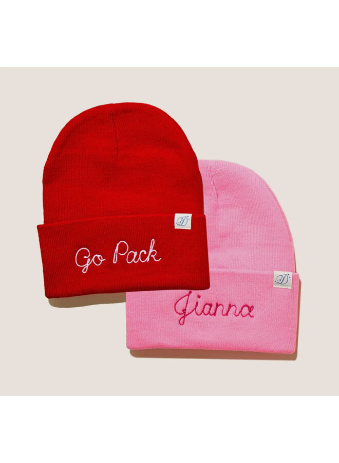 Custom Chainstitch Beanie - 5+