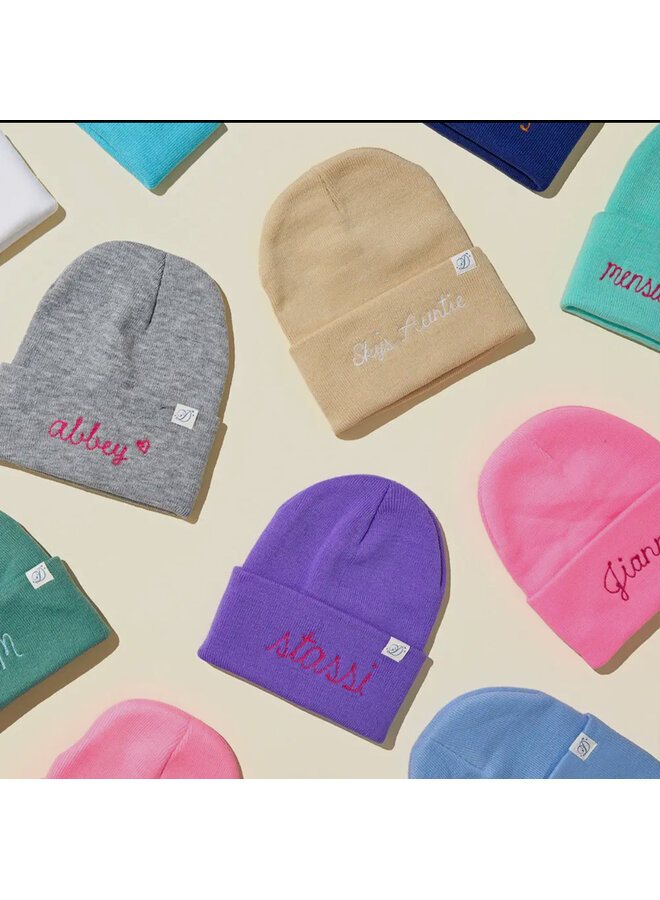 Custom Chainstitch Beanie - 5+
