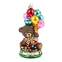 Baby's 1st Balloon Bear Glass Ornament