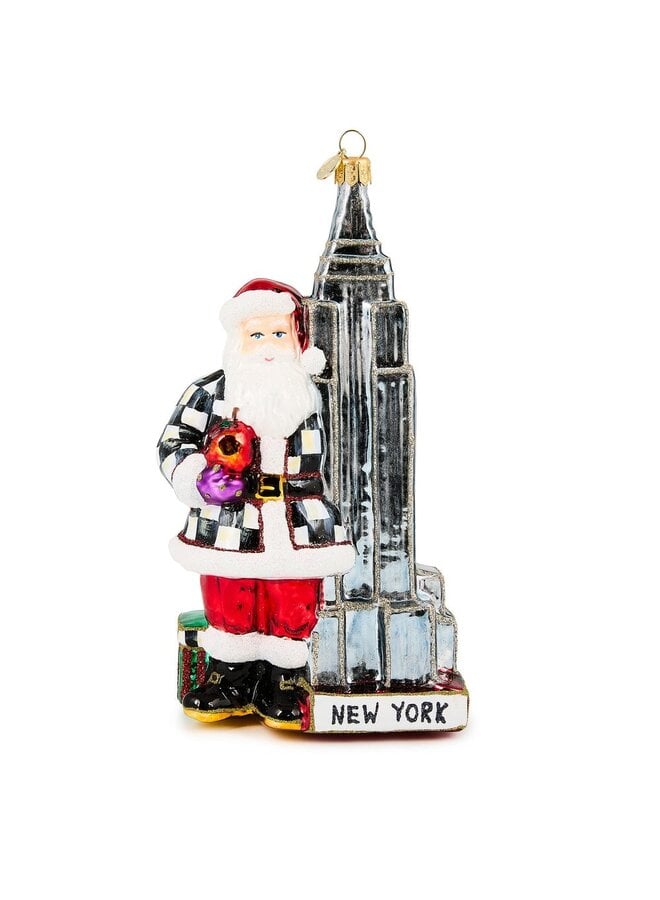 Empire State Building Glass Ornament