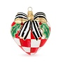 Check It Out Red Heart Glass Ornament