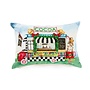 Hot Cocoa Food Truck Lumbar Throw Pillow
