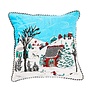 Alpine Scene Throw Pillow