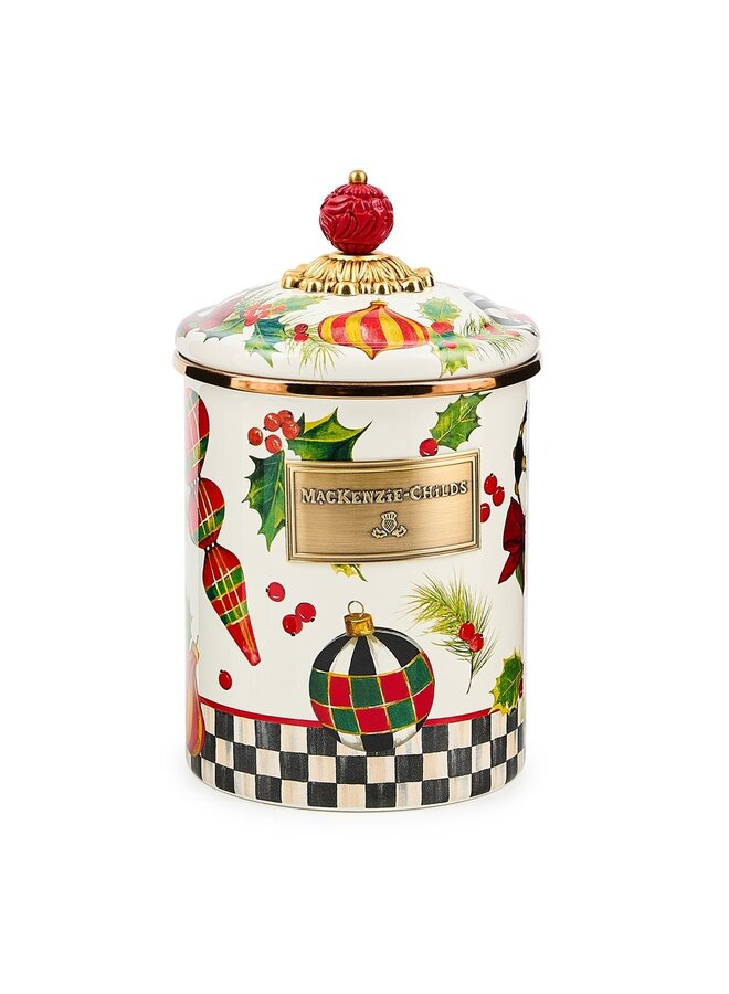 Deck the Halls Medium Canister