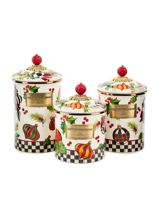 Deck the Halls Large Canister