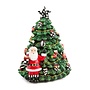Courtly Christmas Tree Rotating Music Box