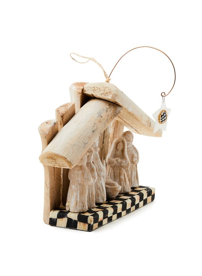 Farmhouse Holiday Wood Nativity Set