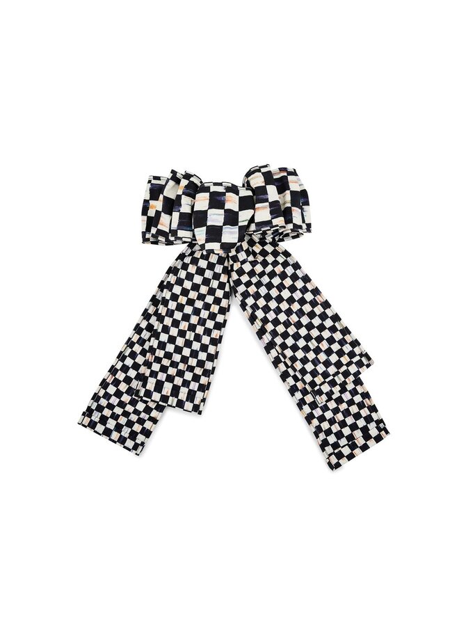 Courtly Check Elegant Bow