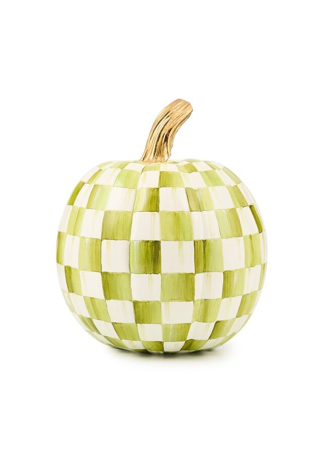 Moss Check Small Pumpkin