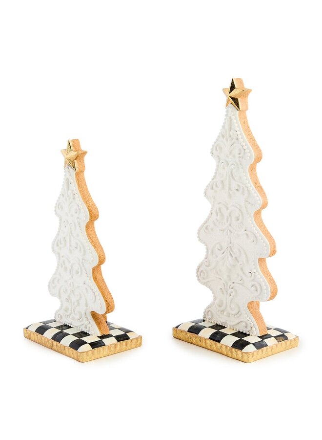 Gingerbread Small Trees, Set of 2