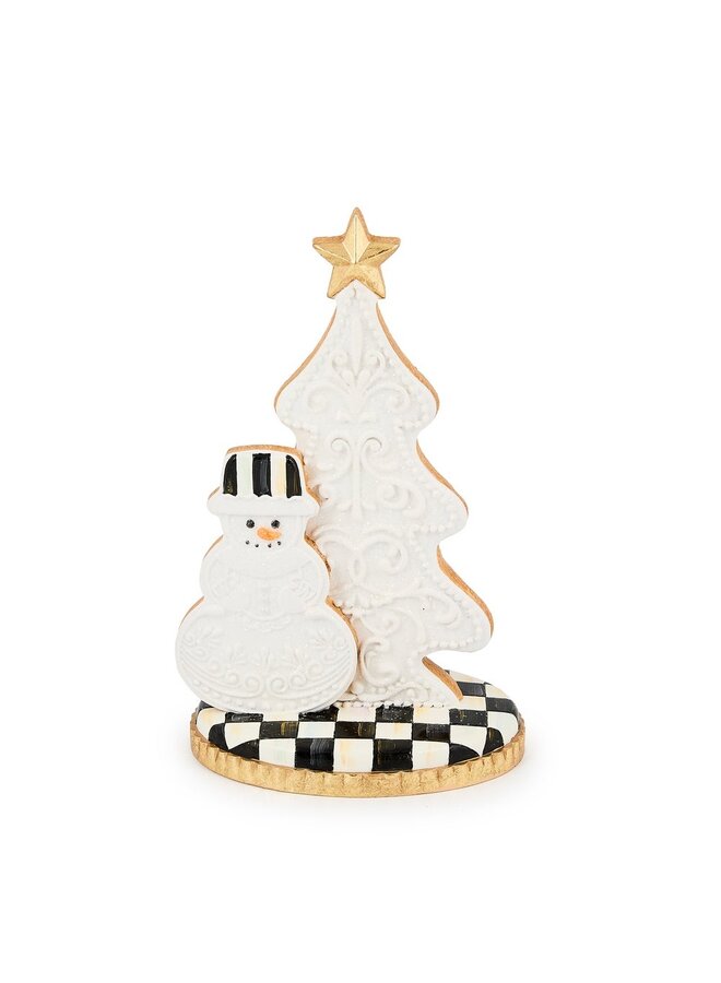 Gingerbread Small Snowman Tree