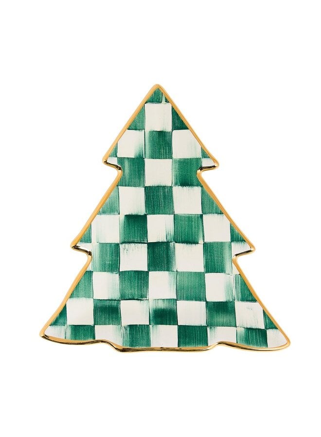 Spruce Check Tree Dish