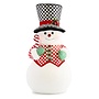 Check It Out Fabric Snowman Figure