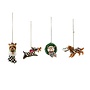 Check It Out Dog Ornaments, Set of 4