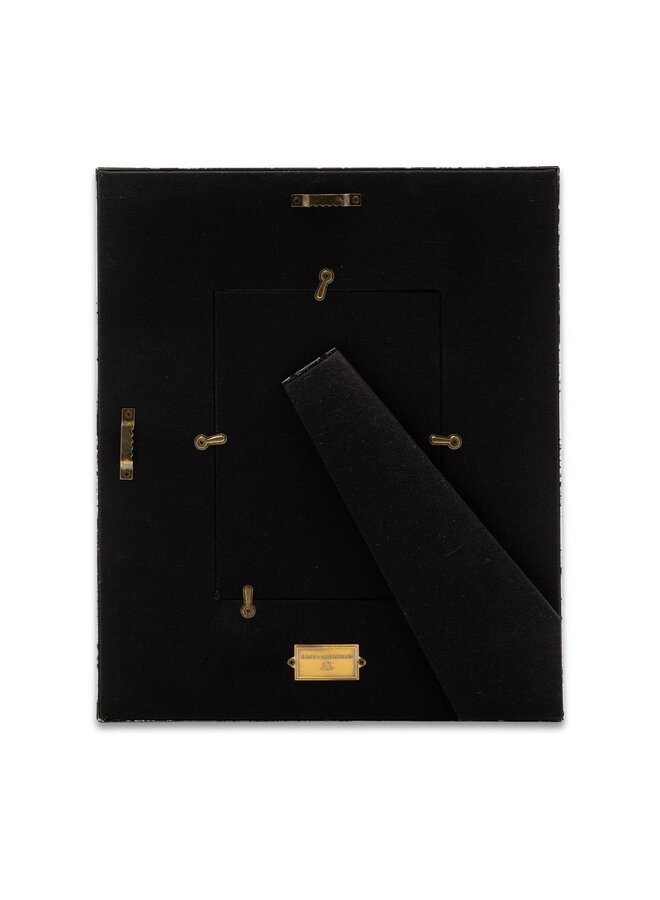 Emerald  Check Enamel Frame - 5" x 7"