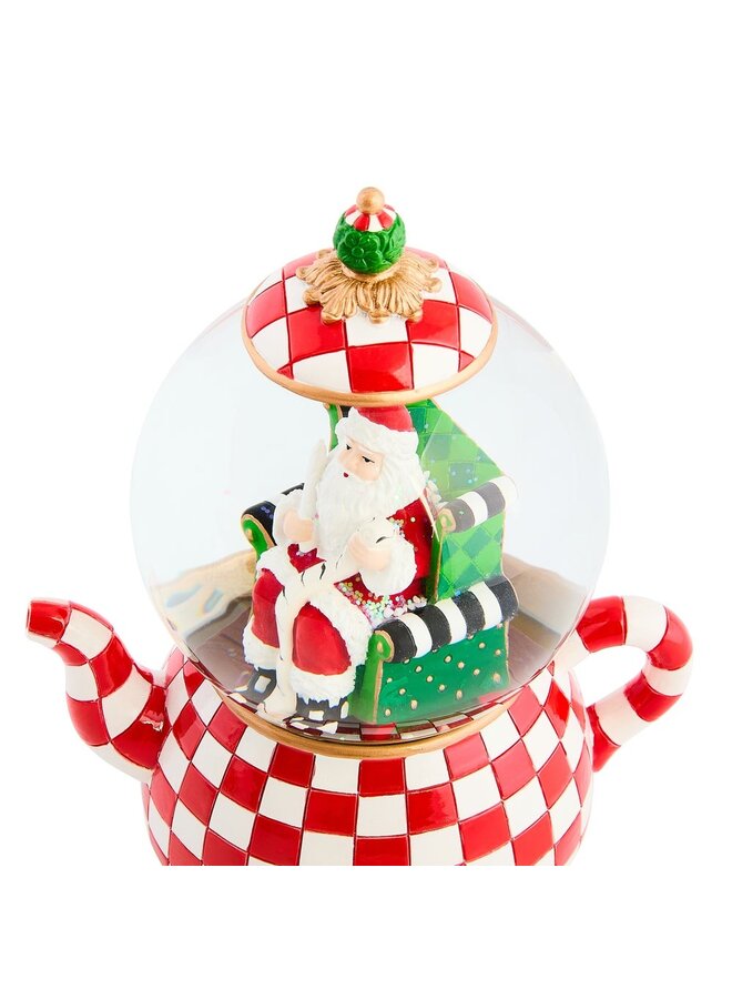 Check It Out Teapot Snow Globe