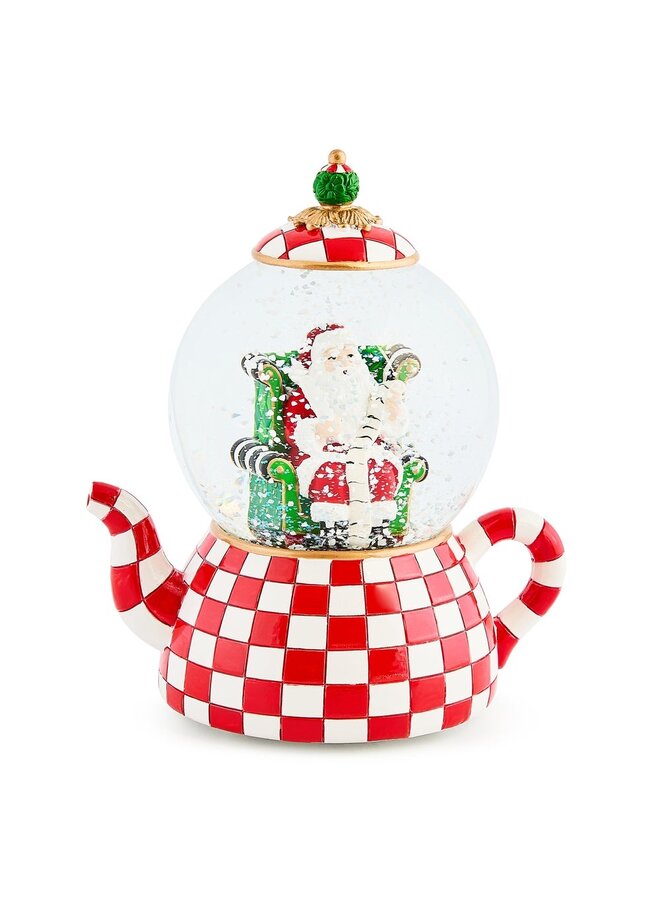 Check It Out Teapot Snow Globe