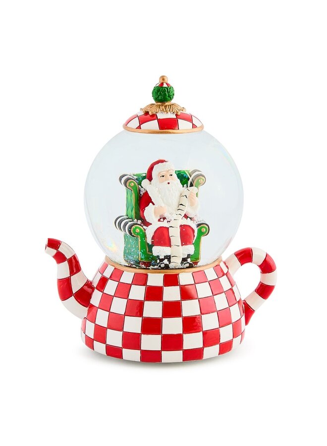 Check It Out Teapot Snow Globe