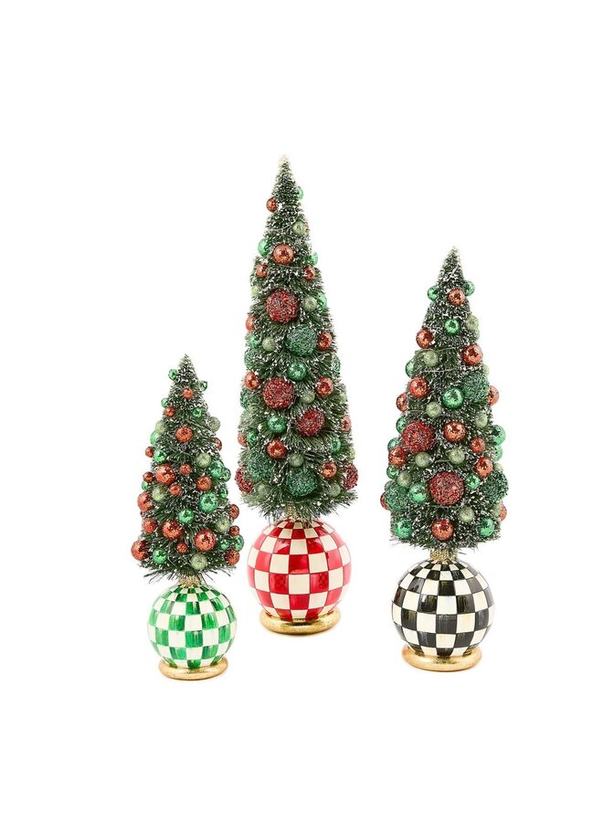 Check It Out Illuminated Large Bottle Brush Tree