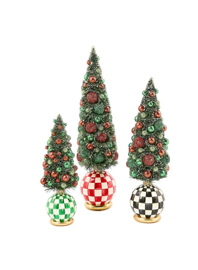 Check It Out Illuminated Medium Bottle Brush Tree