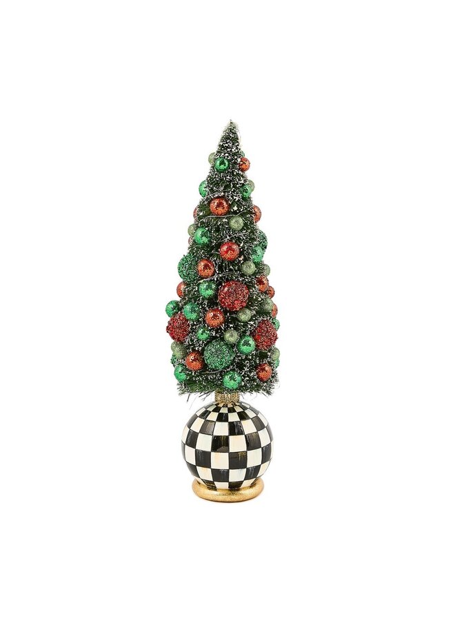 Check It Out Illuminated Medium Bottle Brush Tree