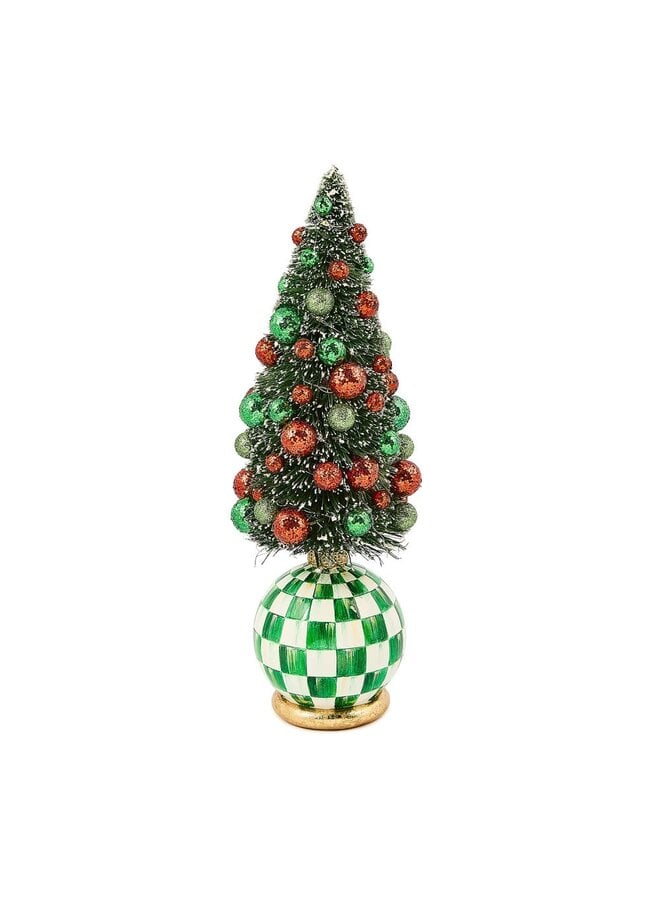 Check It Out Illuminated Small Bottle Brush Tree