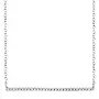 14K White Gold and Diamond Bar Necklace (0.08ct)
