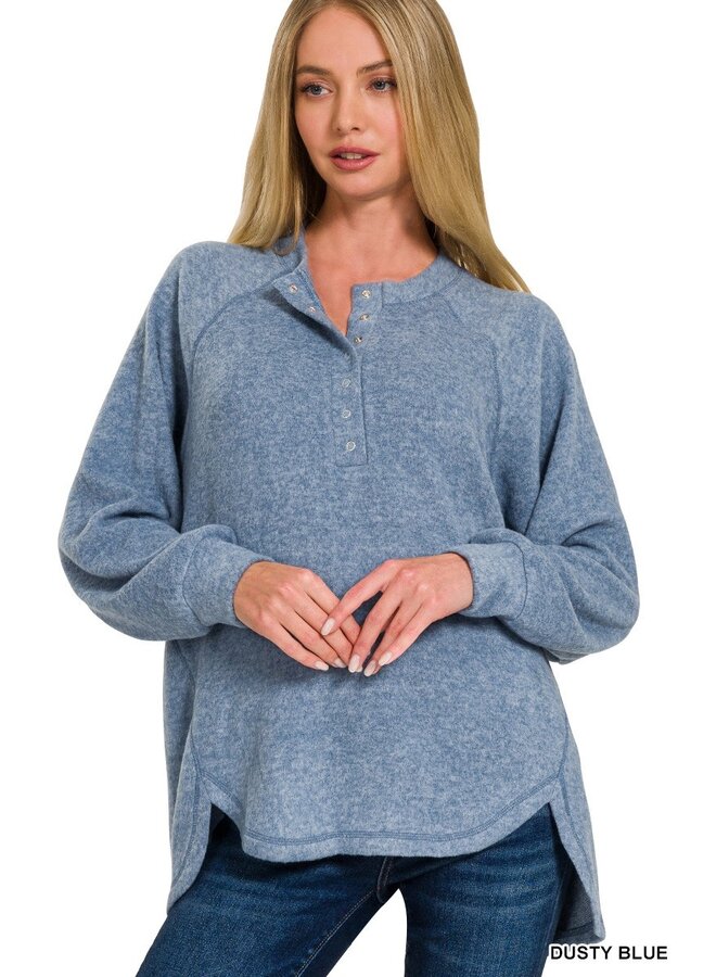 Oversized SuperSoft Henley -