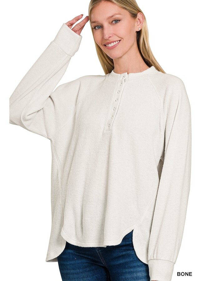 Oversized SuperSoft Henley -