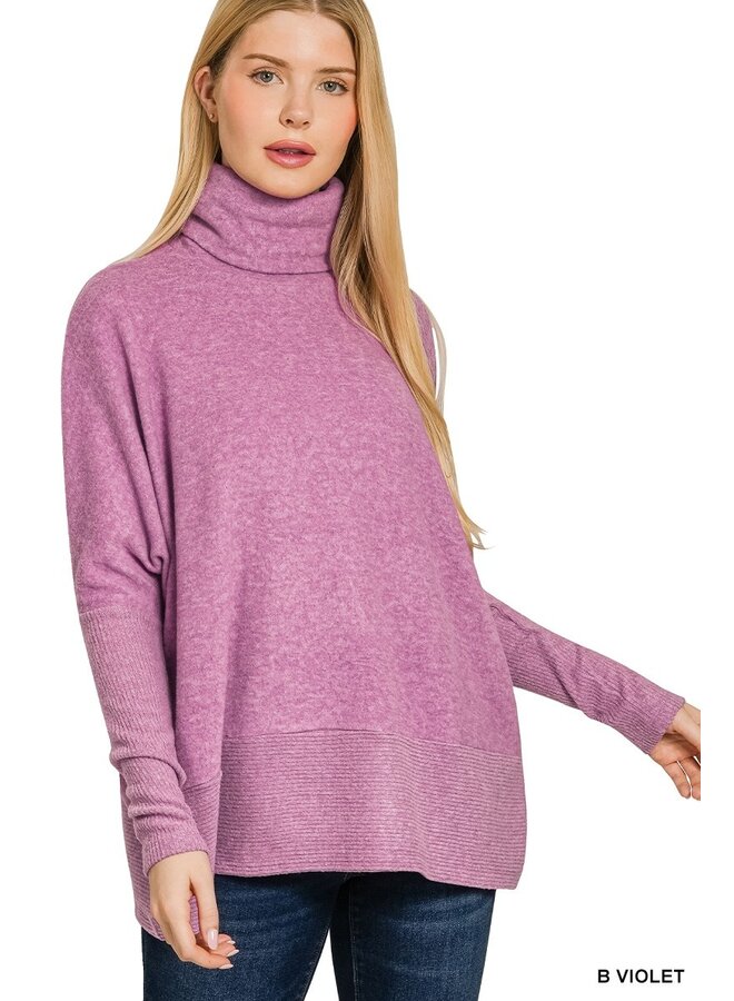 Oversized SuperSoft Turtleneck Tunic -