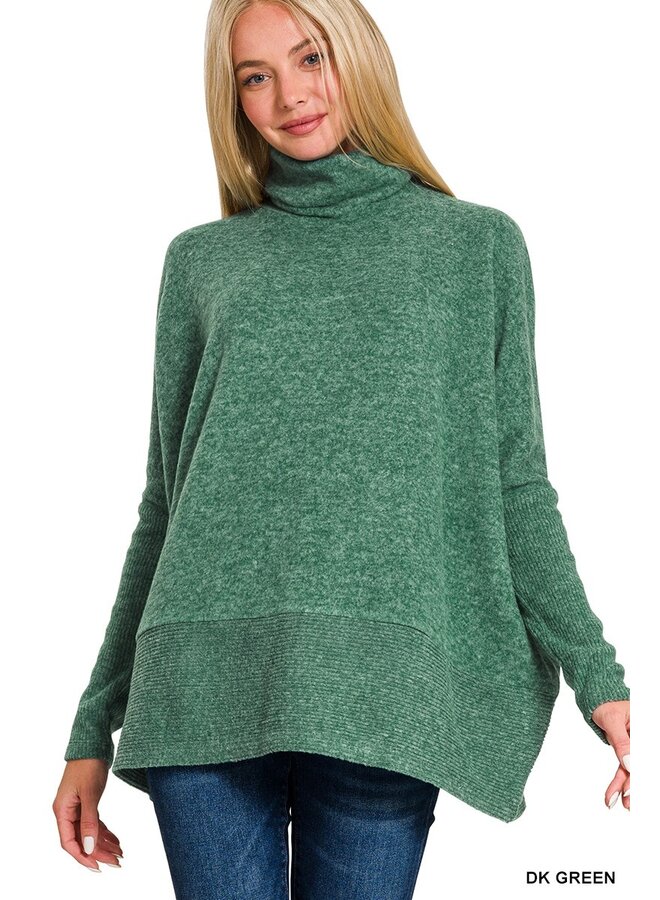 Oversized SuperSoft Turtleneck Tunic -