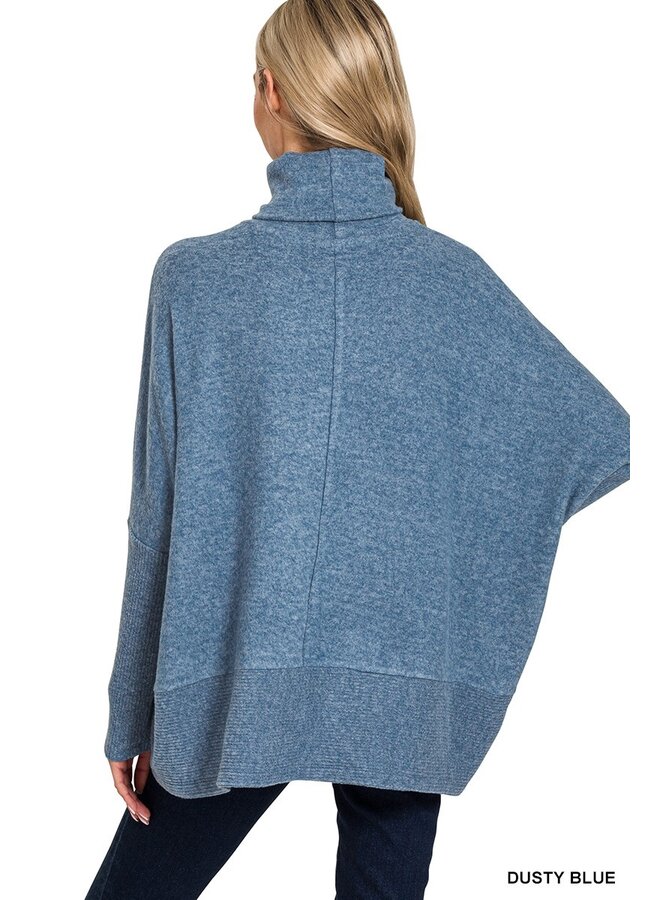 Oversized SuperSoft Turtleneck Tunic -