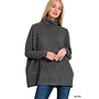Oversized SuperSoft Turtleneck Tunic -