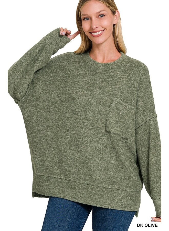 Oversized SuperSoft Pocket Tunic -
