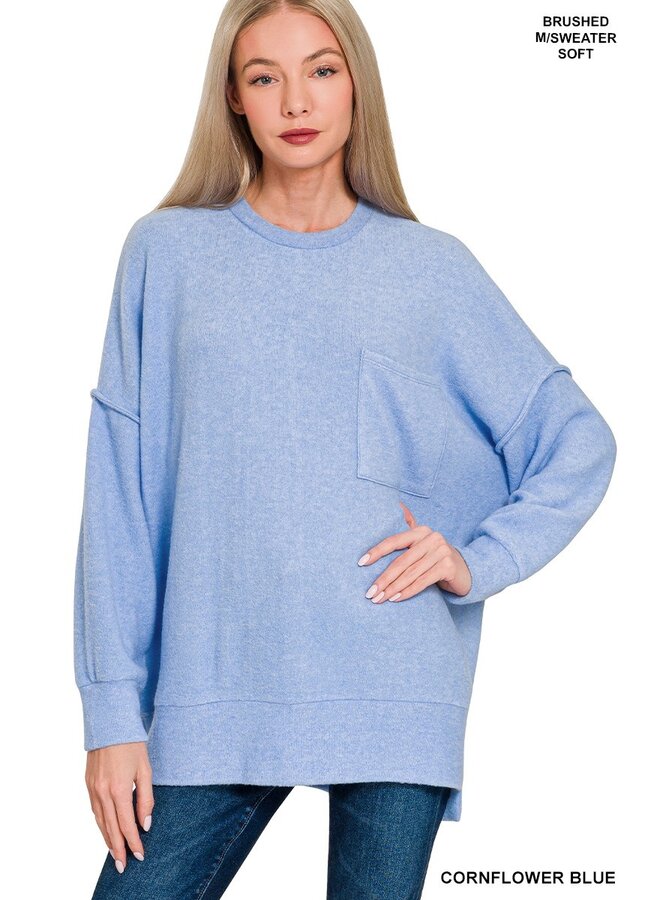 Oversized SuperSoft Pocket Tunic -
